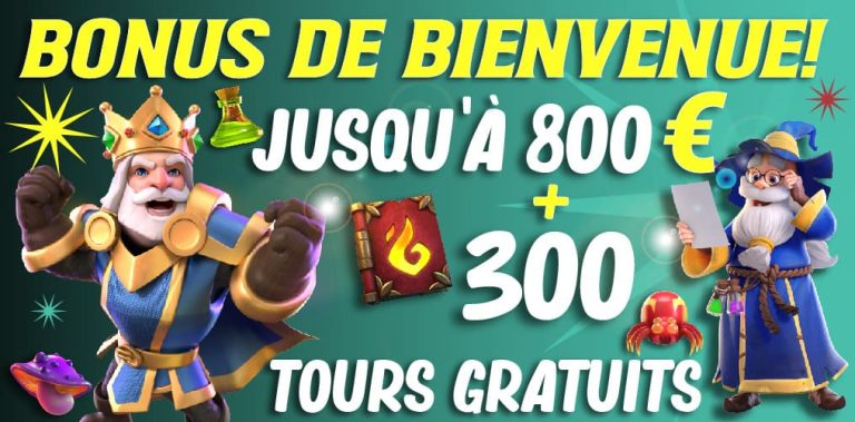 Merlin Casino bonus bienvenue