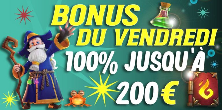 Merlin Casino bonus vendredi