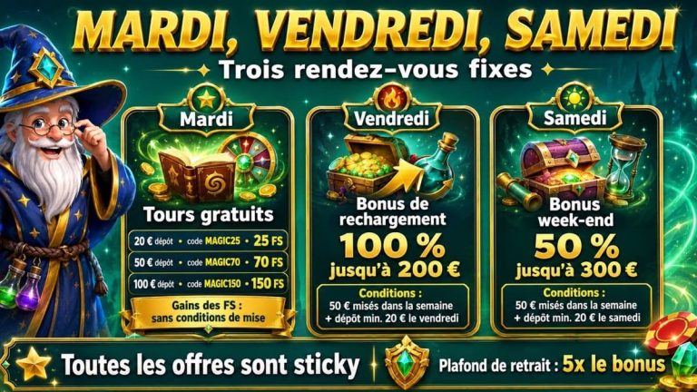 Merlin Casino bonus