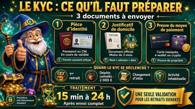 Merlin Casino KYC