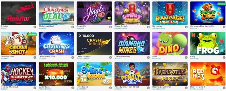 Merlin Casino jeux crash